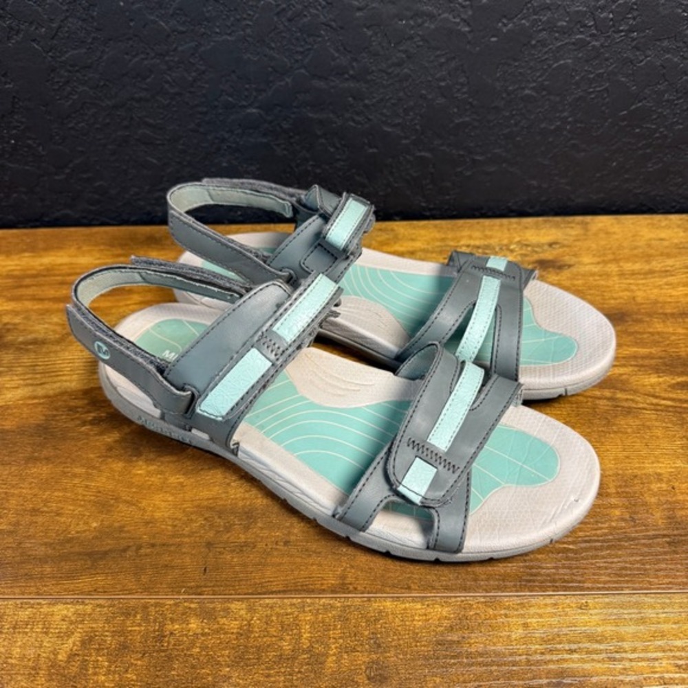 Merrell Sedona J343106C Blue‎ Surf Synthetic Hiking Sandals Womens Size 10